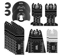 Lames de Scie Oscillante 18 pièces, Aicoya Accessoires Universels pour Outil Multifonction pour Bois, Métal et Plastique, compatibles avec Fein, Dremel, Bosch, Makita, Dewalt et bien d'autres marques