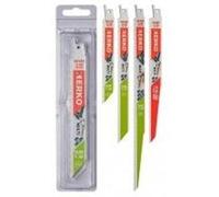 Lames de scie sabre bi-metal multi-usages 5 lames 10 tpi (2,5 mm) 228 x 22 x 1,6 mm