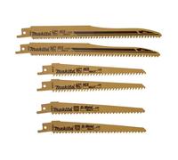 Lames de scie sabre - MAKITA - B-44432 - 203 mm - 6 pcs - Acier