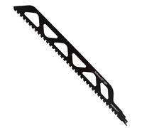 Lames de scie sauteuse pour matériaux durs, acier carbure, 505 mm, adaptées pour le béton cellulaire, les briques et les blocs de béton