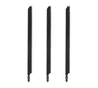 Lames de scie sauteuse T1044 Professionnelles de 250 mm, 3 Pièces Lame scie sauteuse Speed, pour Bois tendre matériaux épais Accessoire Les Tubes en Plastique, Compatible avec Bosch, Metabo etc