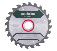 Lames de scies circulaires 190x30 Z24 HW/CT - METABO 628675000