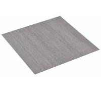 Lames de sol vidaXL 5,11 m² 55 pièces PVC gris foncé mélangé