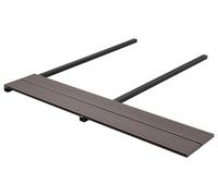 Lames de terrasse vidaXL, 30 pièces, brun foncé, WPC