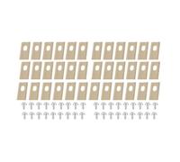 Lames en Acier Inoxydable, Compatibles avec Dreame | Lames De Coupe De Rechange Avec Kit De Vis For Tondeuse À Gazon Robot Dreame, Pièces(36PCS Gold)