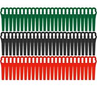 Lames en Plastique de Rechange Lame Coupe Bordure Tondeuse à Gazon en Plastique Lames 120pcs pour Coupe-Bordures Pelouse Tondeuse Accessoires (Drei Farben)