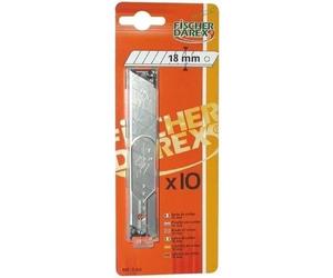 Lames - FISCHER DAREX - Cutter 18mm Darex - Lot de 10