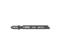 Lames métal pour Scie sauteuse Longueur 77mm Coupe 1 à 3mm Emboîtement Bosch VB118. VITO