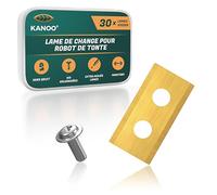 Lames pour robot tondeuse, 30x lames de rechange en titane pour robot tondeuse Worx Landroid - Lames premium pour robot tondeuse - Lames de rechange pour robot tondeuse avec concept amélioré