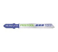Lames pour scie sauteuse Festool HS 60/1,4 BI VA; 5 unités