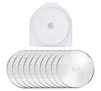 Lames rotatives de 60 mm, lot de 10, en acier SK5, lames de rechange pour coupe-rouleaux