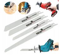 Lames Scie Sabre 150/200 mm - Set 4 PCS | Acier Haute Teneur Carbone | Bois & Métal | Pour Rosfix RW21V