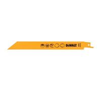 Lames scie sabre Dewalt métal 203mm (5 Pcs)