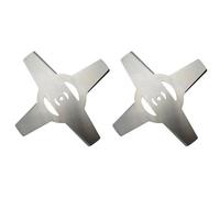 Lames Universelles De Tête De Débroussailleuse En Métal De 150mm 3/4T For Les Pièces De Tondeuse À Gazon Électrique(2Pcs 4T Sliver)