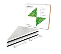 LaMetric SKY Extension Kit, additional 2 Triangle LED Tiles with 64 RGB (16M Colors) Triangular Pixels per Tile - Modular Wi-Fi-enabled Indoor White Wall Light for Decoration, Gaming and Smart Home