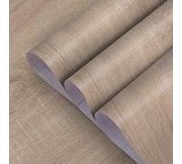 Laminés autocollants gris imitation chêne pour meubles et murs, 40 cm x 9 m