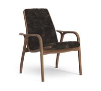 Swedese Fauteuil Laminett noyer huilé/peau de mouton Espresso (marron)