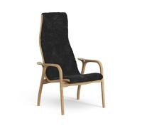 Swedese Fauteuil Lamino chêne huilé/peau de mouton Black (noir)