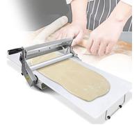 Laminoir à pâte pliable manuel en acier inoxydable RS101 pour croissants de | Laminoir à pâte manuel pliable en acier inoxydable, modèle RS101 ; conçu pour une utilisation en boulangerie, idéal pour la
