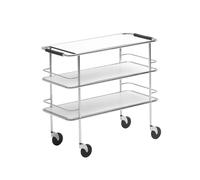 Lammhults Chariot de service Cargo Stratifié blanc-chrome