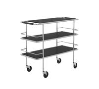 Lammhults Chariot de service Cargo Stratifié noir-chrome