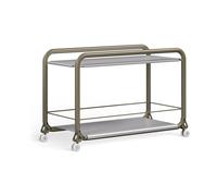 Lammhults Chariot Tension Gris-vert - acier inoxydable