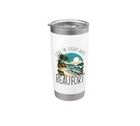 L'amour dans chaque vague - Beaufort Gobelet isotherme en acier inoxydable double paroi