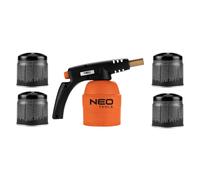 Lampa lutownicza gazowa na naboje 190 g + 4 naboje gazowe nabijane