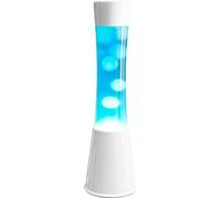 LAMPADA LAVA LAMP BIANCA LIQUIDO BLU H40CM