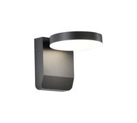V-TAC Applique murale extérieure LED orientable 17W 4000K 2480 lm noire IP65