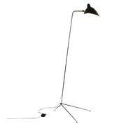Lampadaire 1 Droit Noir & Laiton