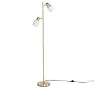 Lampadaire 2 têtes H. 143 cm TAIS Doré