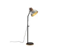 vidaXL Lampadaire 25 W vintage argent 30x30x100-150 cm E27