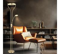 Lampadaire À Dimmable LED En Laiton Mobile 194 Cm