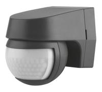 LEDVANCE Sensor Wall 110 | Détecteur Extérieur 2-en-1 de Mouvement & Crépusculaire | Capteur mural | Angle de détection 110° | Gris foncé | Etanche IP44
