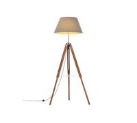 VidaXL Trépied Lampadaire - Bois de teck