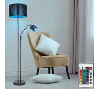 Lampadaire à Vasque Lampe de Lecture Souple Dimmable Télécommande RGB LED H