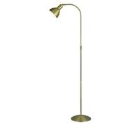 Lampadaire Angora en Laiton Antique