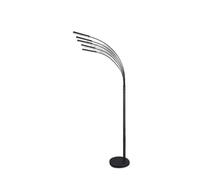 Lampadaire arc LED REED noir 195,5 cm 5x 3000K RL métal