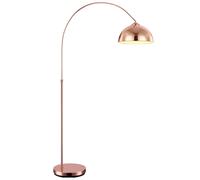 Lampadaire arche LED lampadaire éclairage couleur cuivre salon-chambre-salle à manger réglable en hauteur