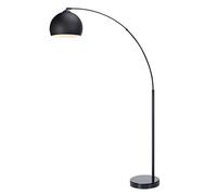 Lampadaire arqué, Teamson Home, noir, 110 X 30 X 170
