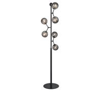 Lampadaire Atom, Couleur Fumée/ Noir