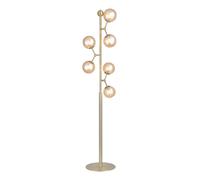 Lampadaire Atom en Laiton Antique