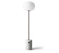 Lampadaire Audo JWDA en Marbre Blanc et Laiton Bruni