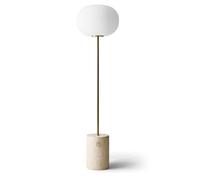Lampadaire Audo JWDA en Marbre Travertin et Laiton