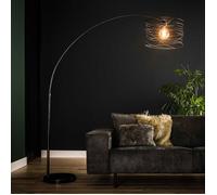 Lampadaire avec abat-jour spirale 45x192 cm en métal - AMP