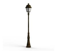 Lampadaire Avenue 3 N°7 LED Warm Patine dorée 009 Diffuseur opale - PRADIER 103130009