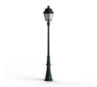 Lampadaire Avenue 3 N°7 LED Warm Patine vert de gris 008 Diffuseur opale - PRADIER 103230008