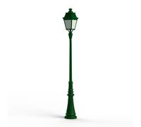 Lampadaire Avenue 3 N°7 LED Warm Vert 067 Diffuseur opale - PRADIER 103230067