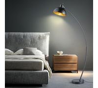 Lampadaire Bogenstehlampe Noir Réality Leuchten H 155 cm Spot Mobile